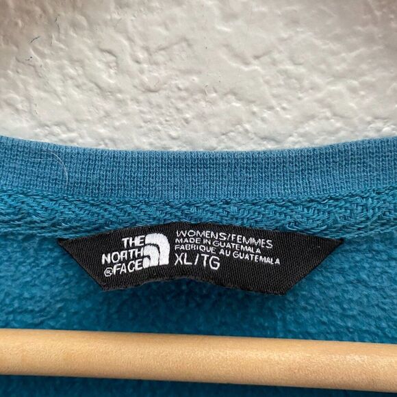 The North Face Leave It Better Than You Found It Sweatshirt XL Blue Green - Picture 2 of 4
